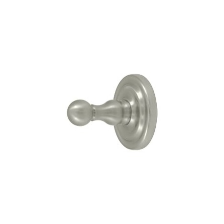 Deltana Solid Brass Single Robe Hook, R-Series, Brushed Nickel Finish, 10PK R2009-U15-XCP10